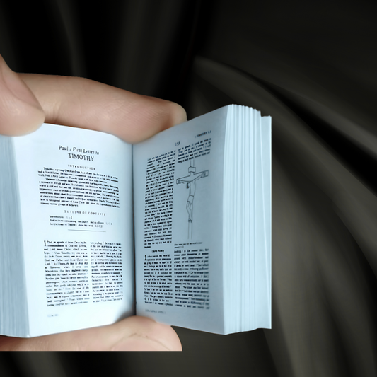 Golden Pocket Bible Keychain