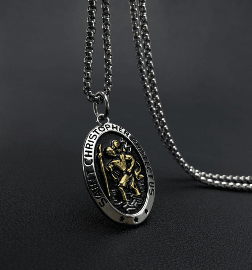 St Christopher Divine Travel Medallion